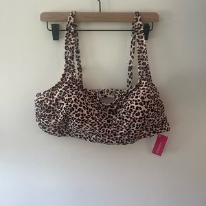 Brand New Target Cheetah Print Bathing Suit Top